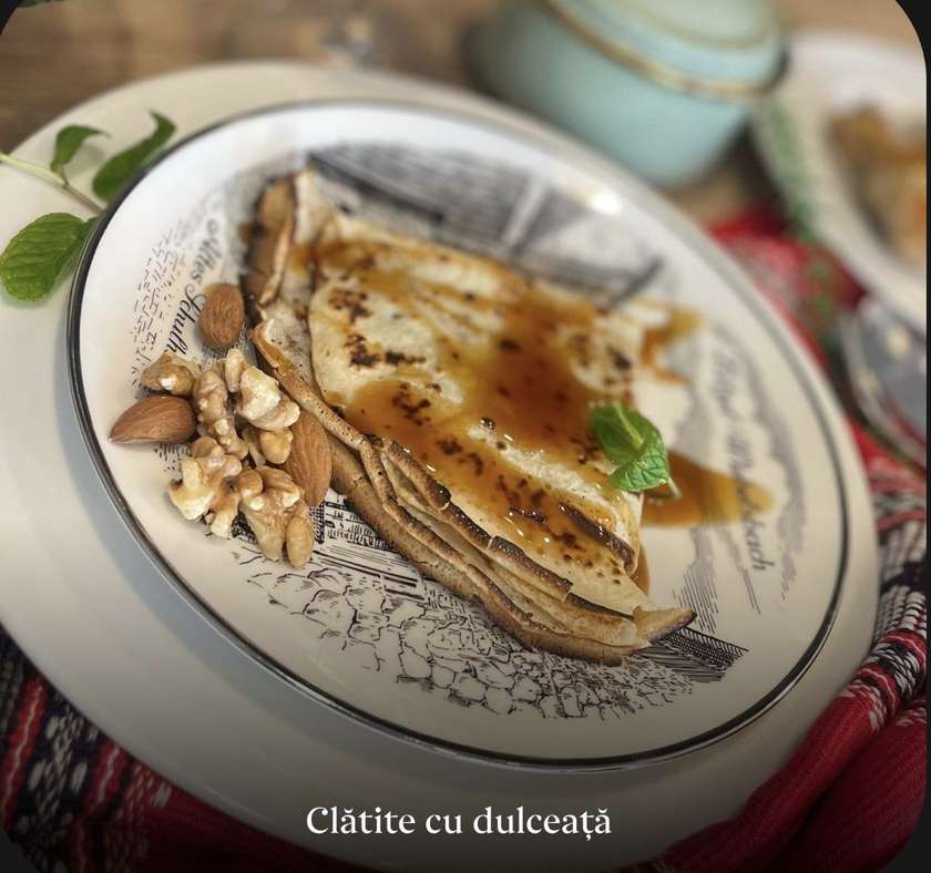 Clătite cu gem de casă
